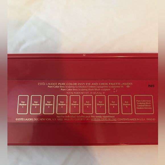 2 Palettes of Estee Lauder Eye and Cheek Palette Nude/Glam - Picture 3 of 6